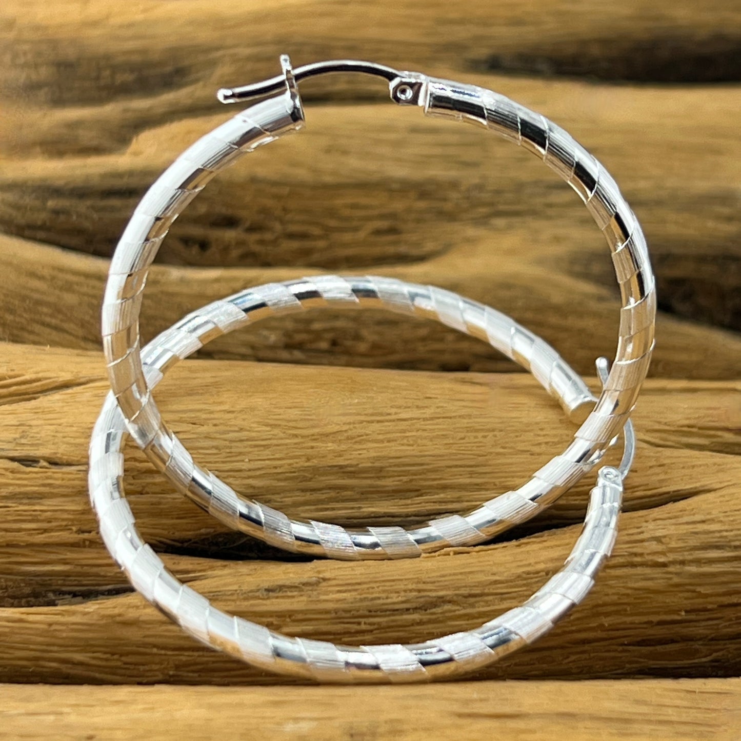 50mm HOOP .925 Silver Earrings