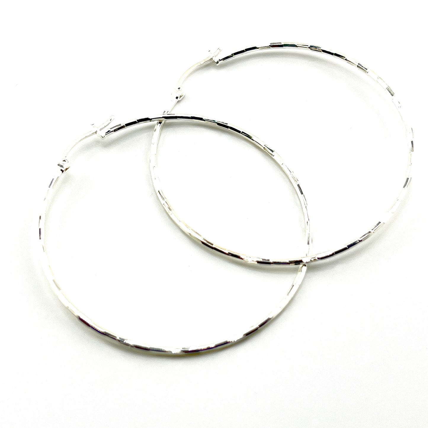 50mm HOOP .925 Silver Earrings