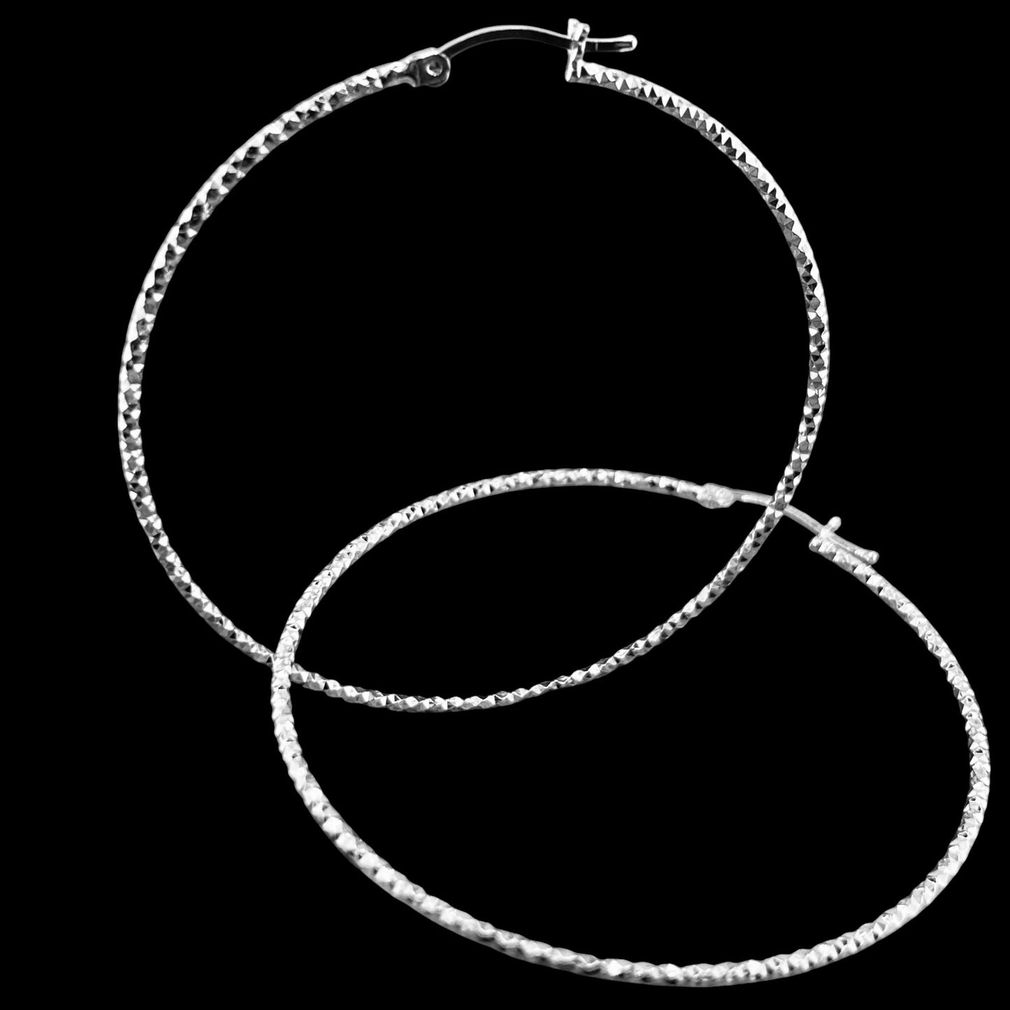 55mm HOOP .925 Silver Earrings