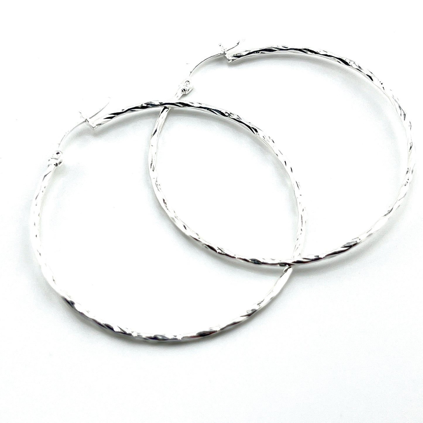 45mm HOOP .925 Silver Earrings