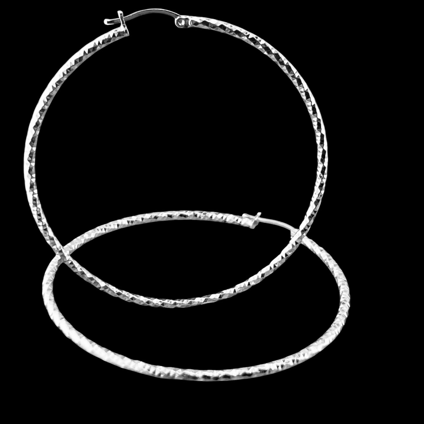 55mm HOOP .925 Silver Earrings