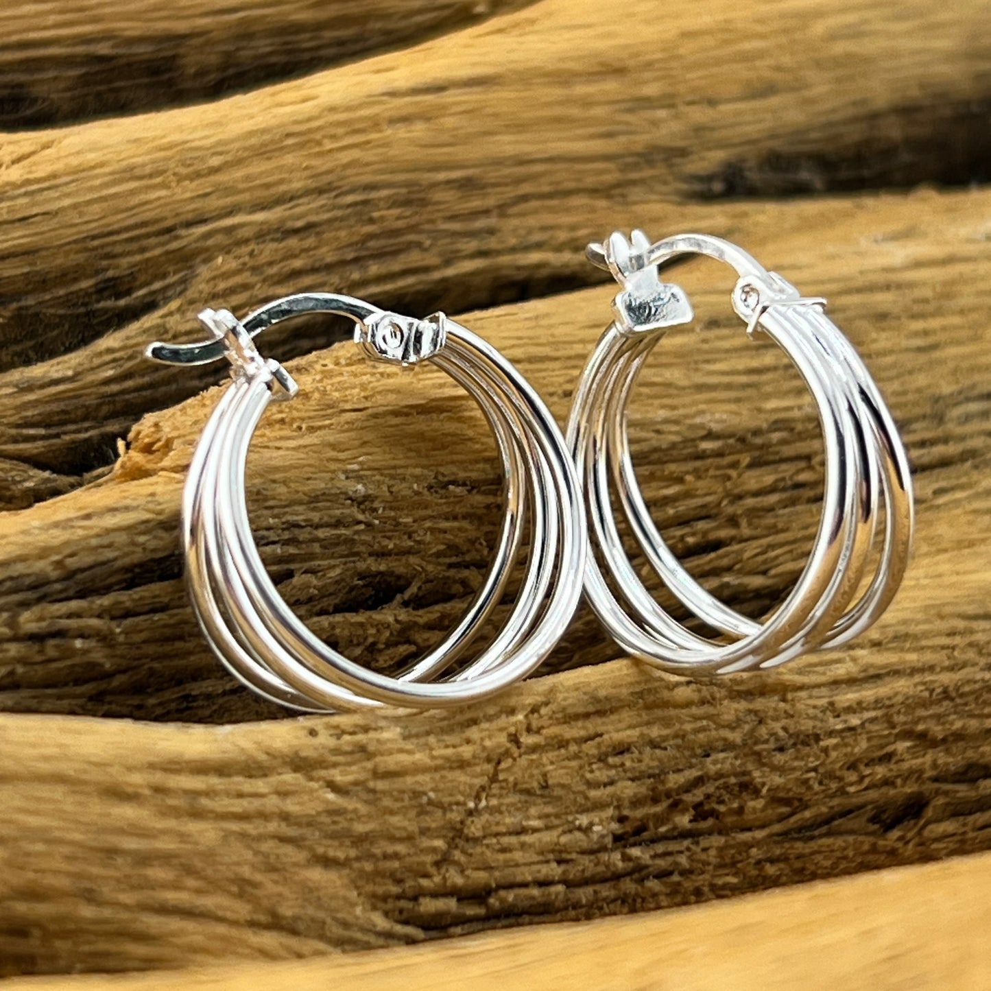 15mm HOOP .925 Silver Earrings