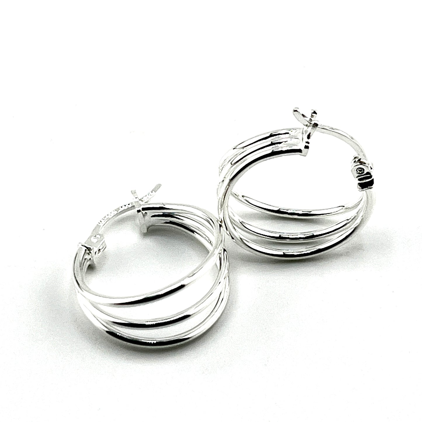 15mm HOOP .925 Silver Earrings