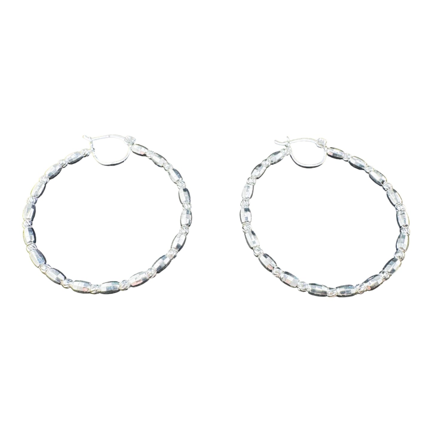 Dot dash dot hoops 44mm