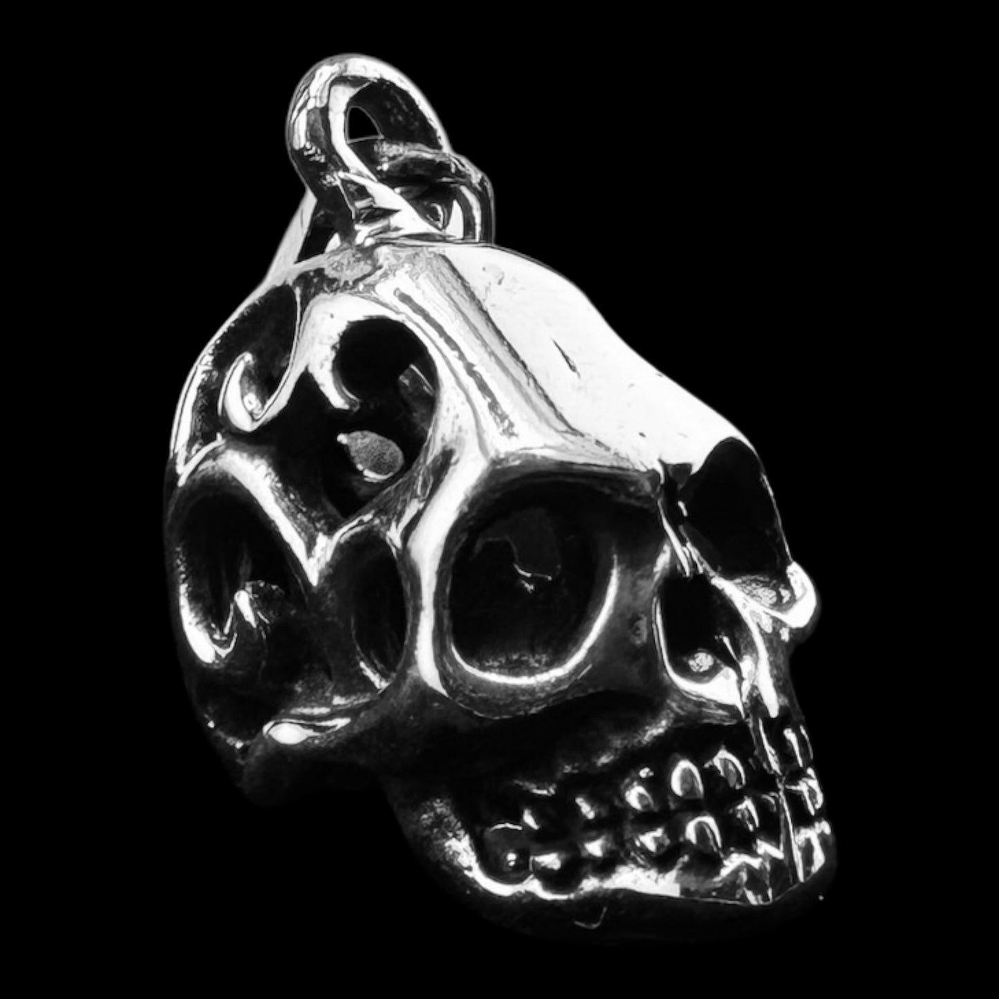 925 Silver Skull Pendant
