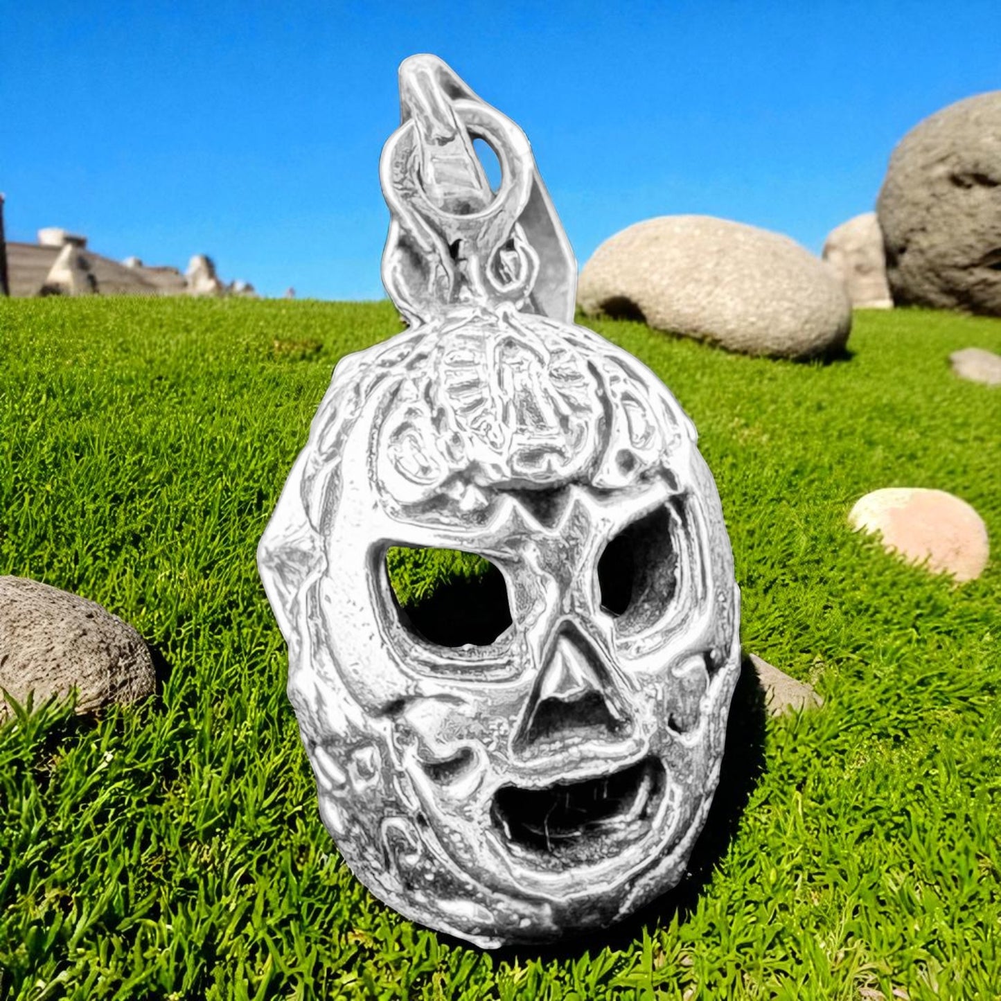925 Silver Luchador Pendant
