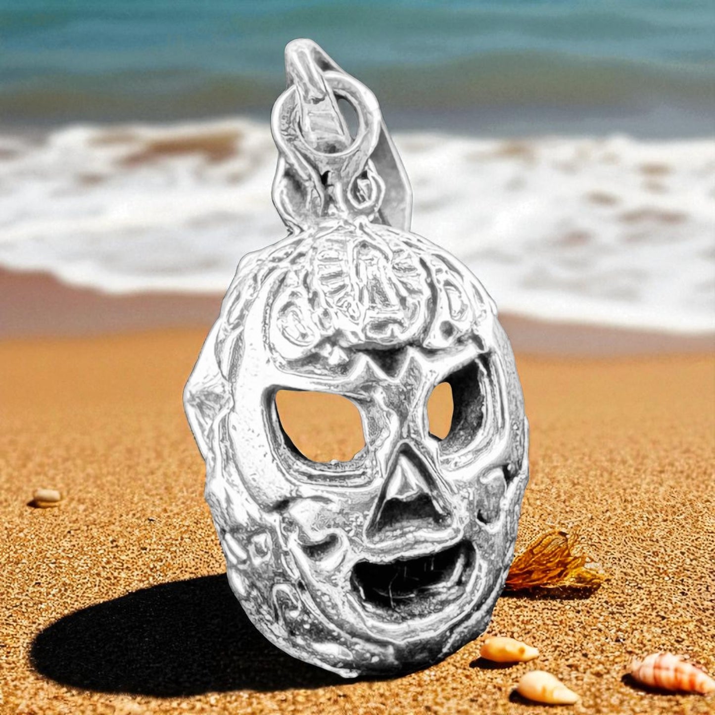 925 Silver Luchador Pendant