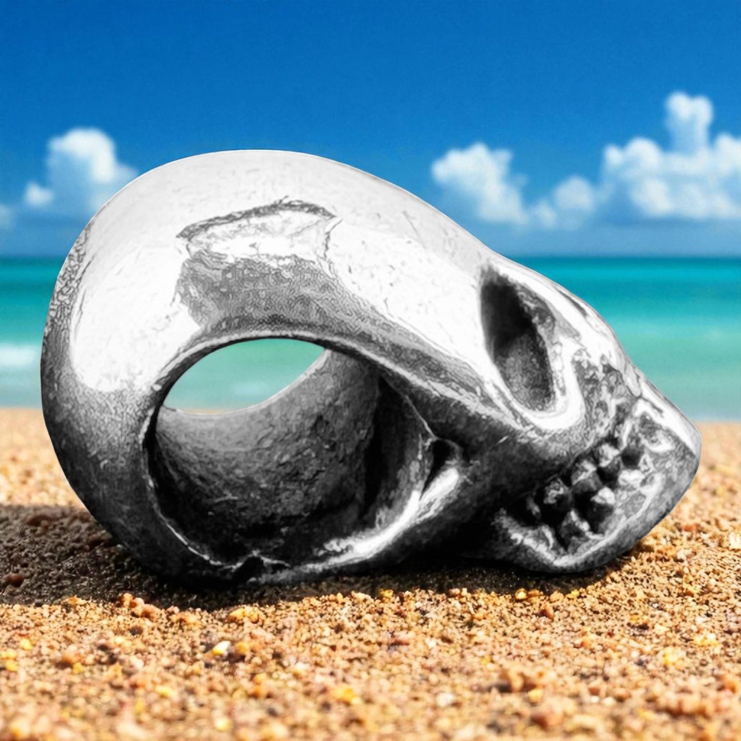 925 Silver Skull Pendant