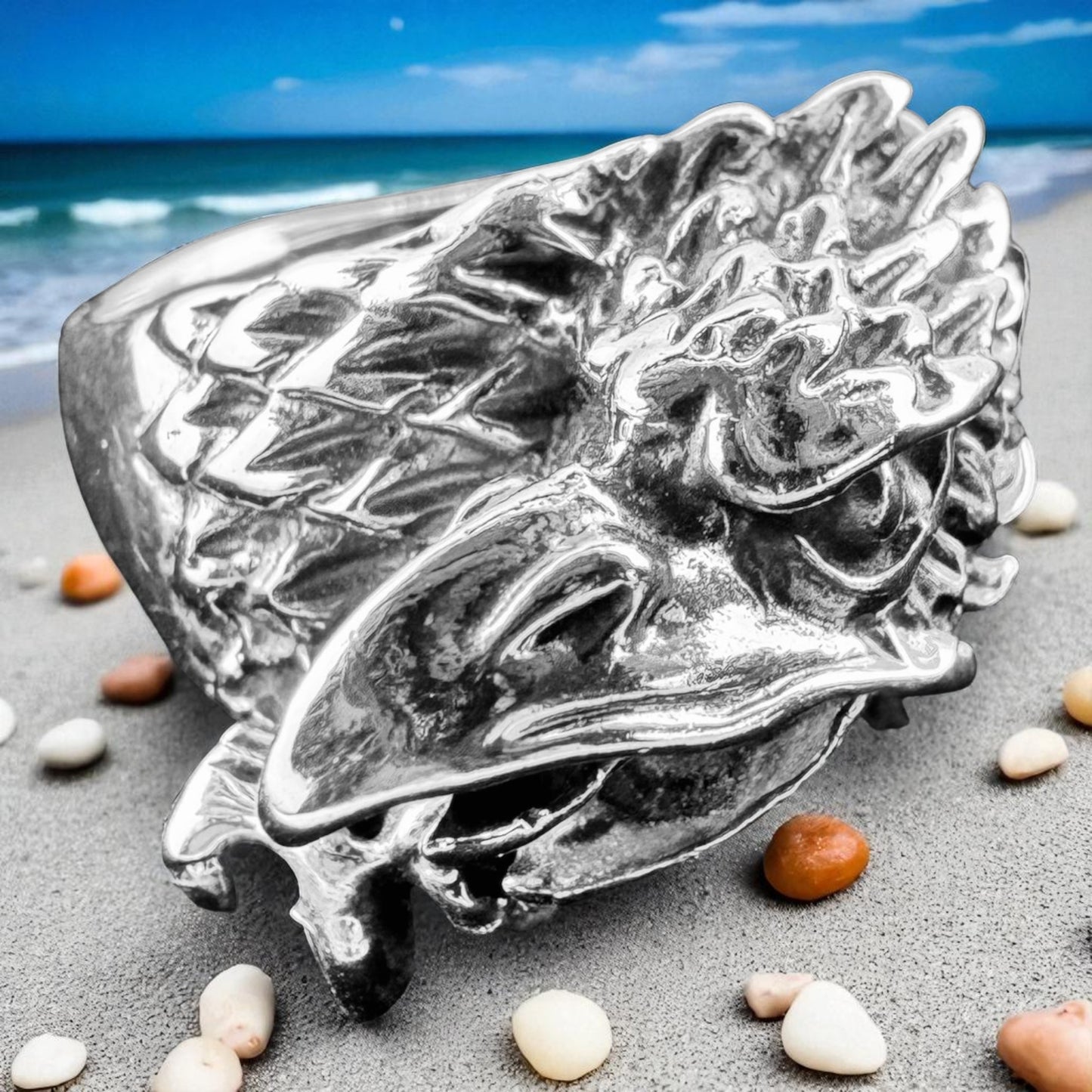 Size 13 925 Ring 925 Silver Eagle