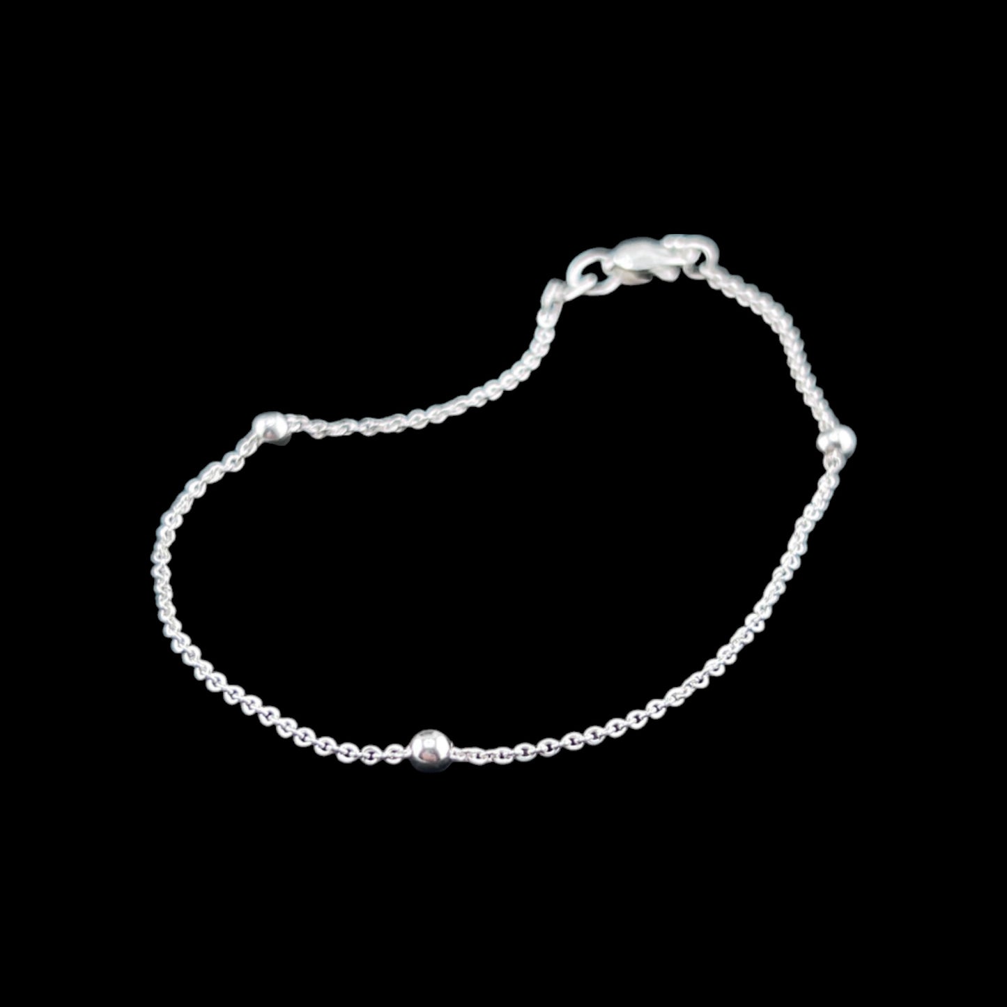 925 Sterling Silver Bracelet Chain ANKLE VIVIANA