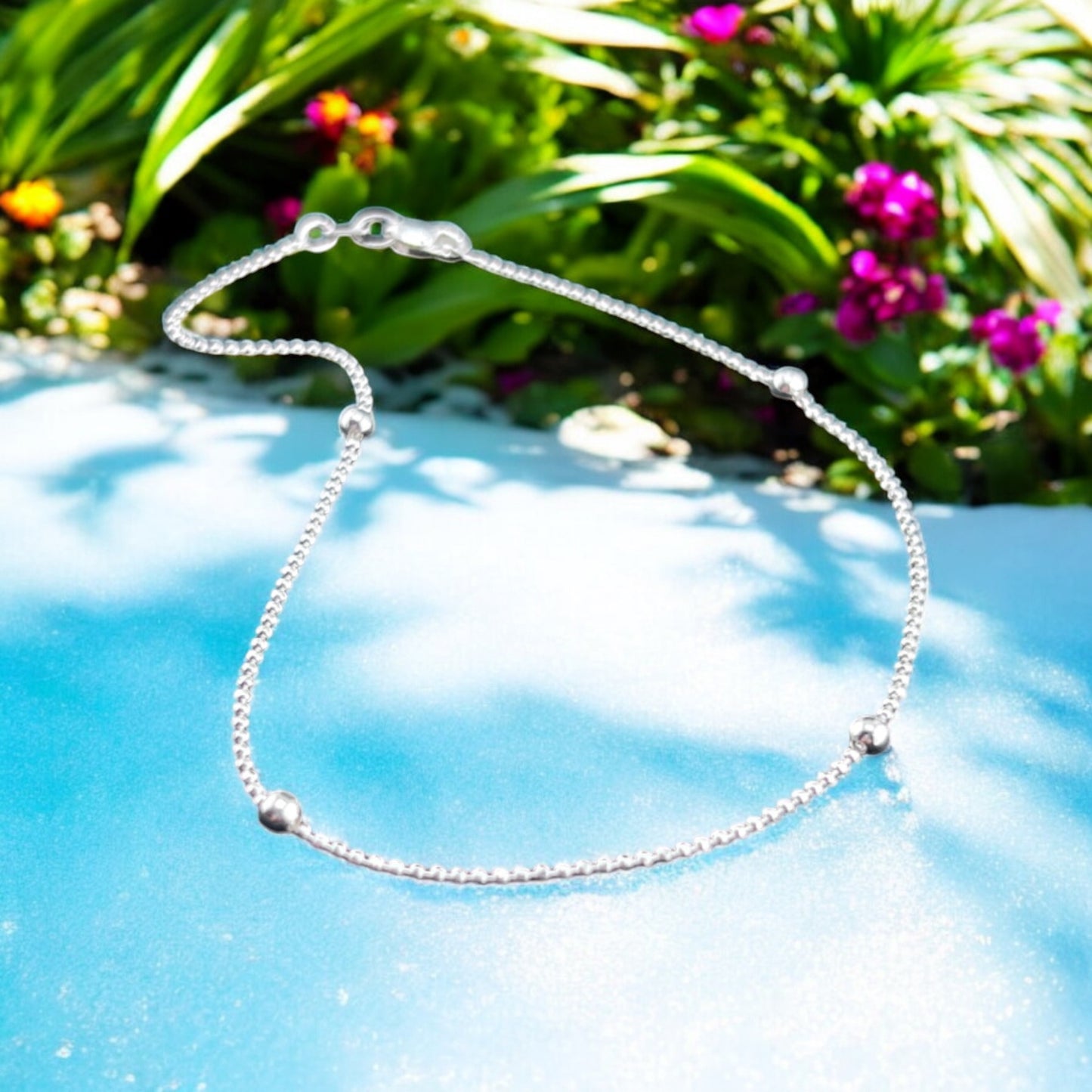 925 Sterling Silver Bracelet Chain BOLITA 120 DIAMAN VIVIANA