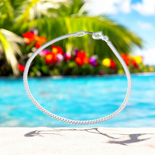 925 Sterling Silver Bracelet Chain BARBADA 050