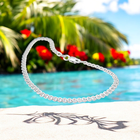 925 Sterling Silver Bracelet Chain CHINA 040