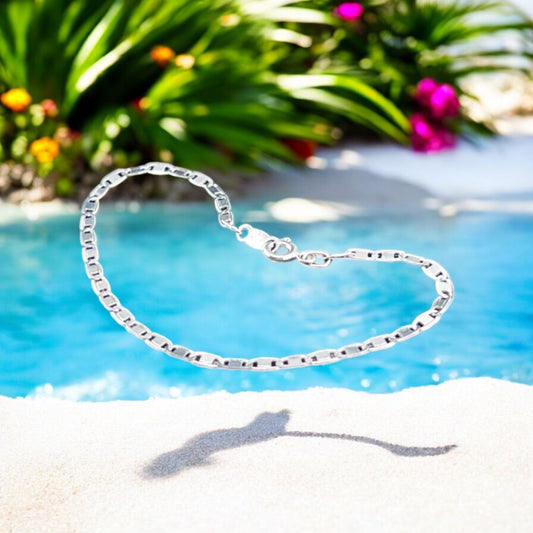 925 Sterling Silver Bracelet Chain ESPEJO 050