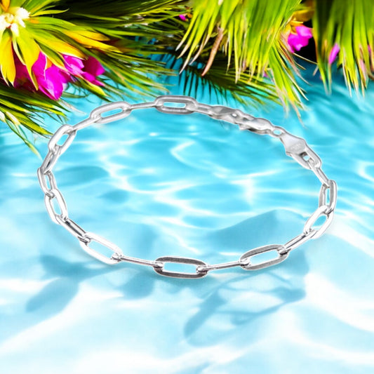 925 Sterling Silver Bracelet Chain FIGARO ANCLA 120 0X1 MILAN