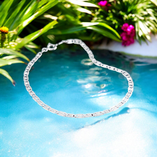 925 Sterling Silver Bracelet Chain FLORENTINA 050