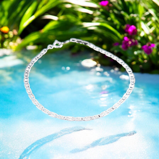 925 Sterling Silver Bracelet Chain FLORENTINA 050