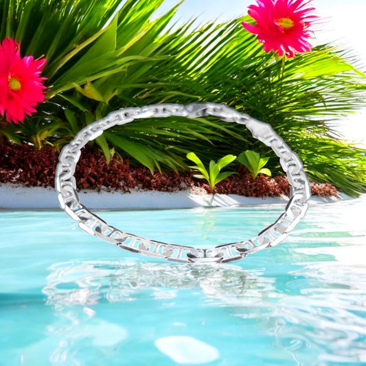 925 Sterling Silver Ankle Bracelet Chain GUCCI