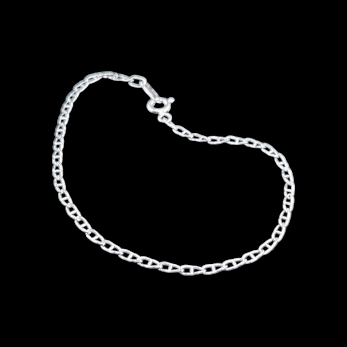 925 Sterling Silver Bracelet Chain GUCCI  050