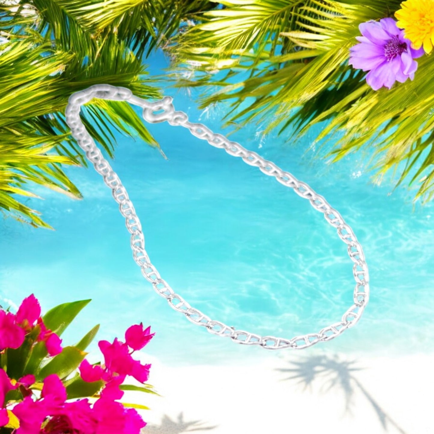 925 Sterling Silver Bracelet Chain GUCCI  050