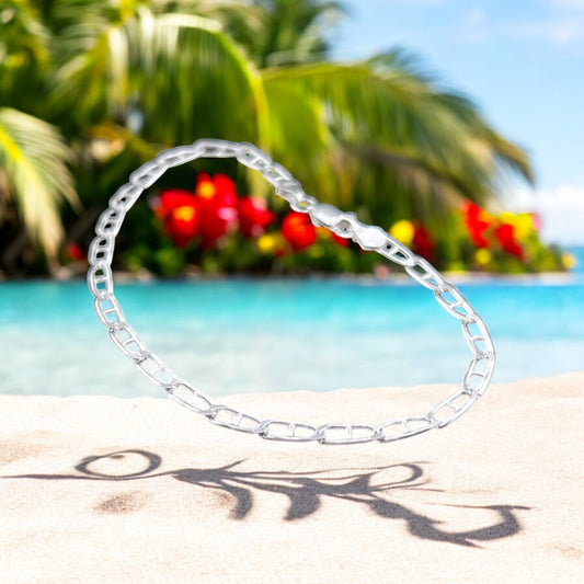 925 Sterling Silver Bracelet Chain GUCCI 080