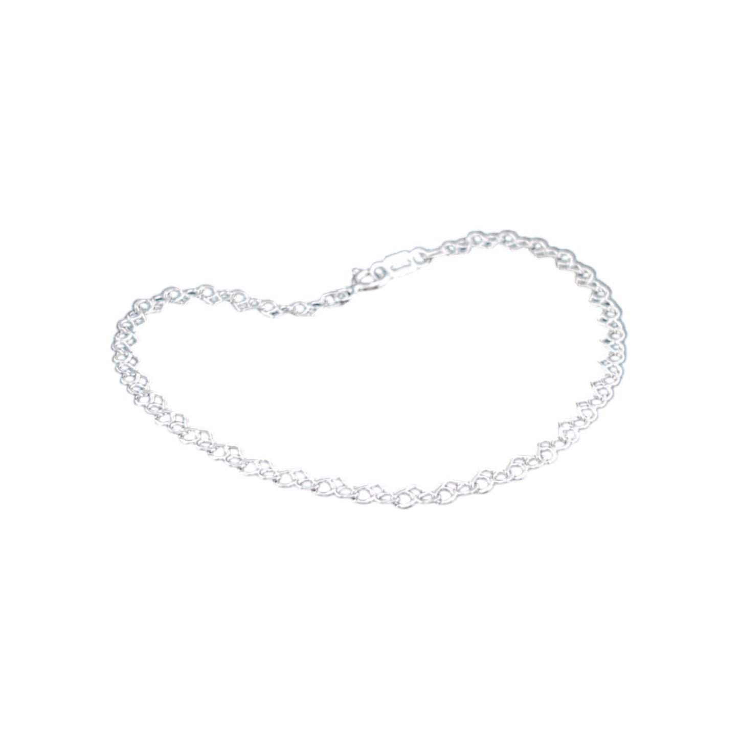925 Sterling Silver Bracelet Chain LOVE 050