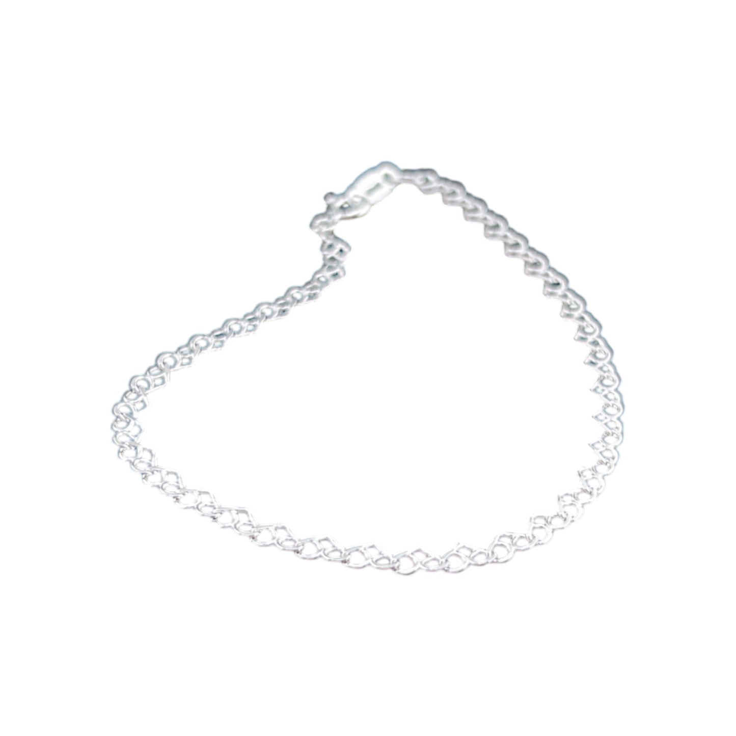925 Sterling Silver Bracelet Chain LOVE 050