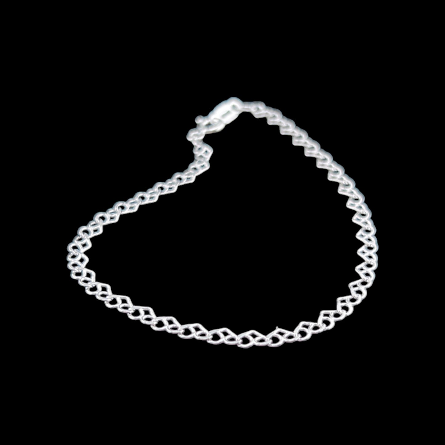 925 Sterling Silver Bracelet Chain LOVE 050