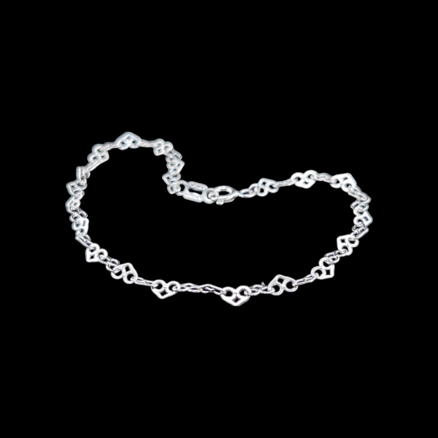 925 Sterling Silver Bracelet Chain LOVE 050 BRILL