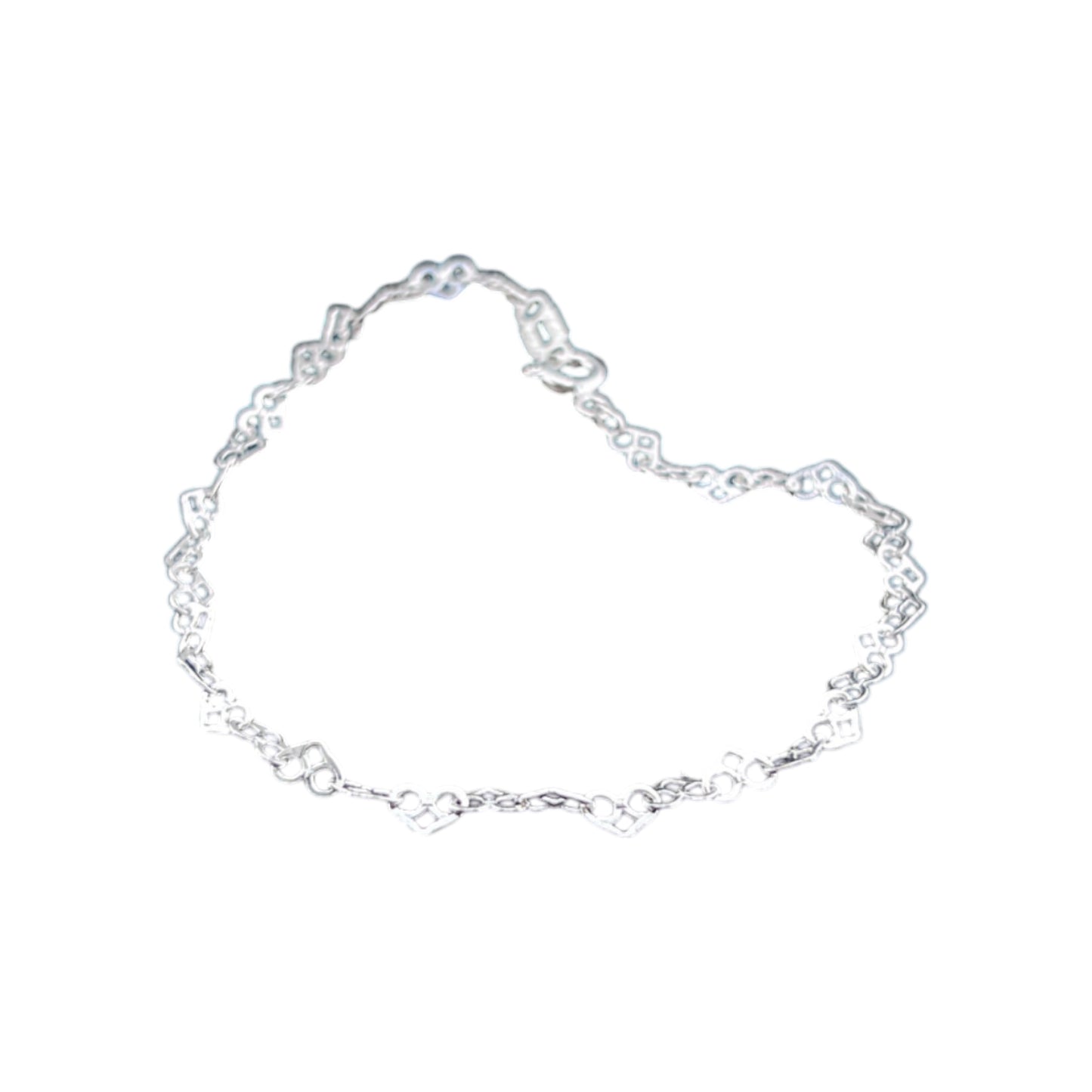 925 Sterling Silver Bracelet Chain LOVE 050 BRILL