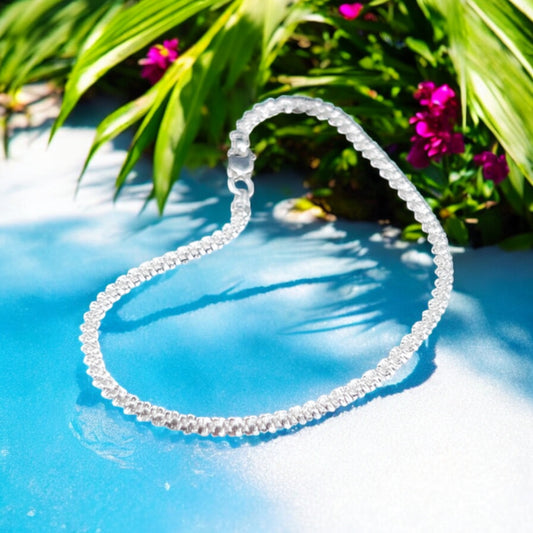 925 Sterling Silver Bracelet Chain MARGARITA 040