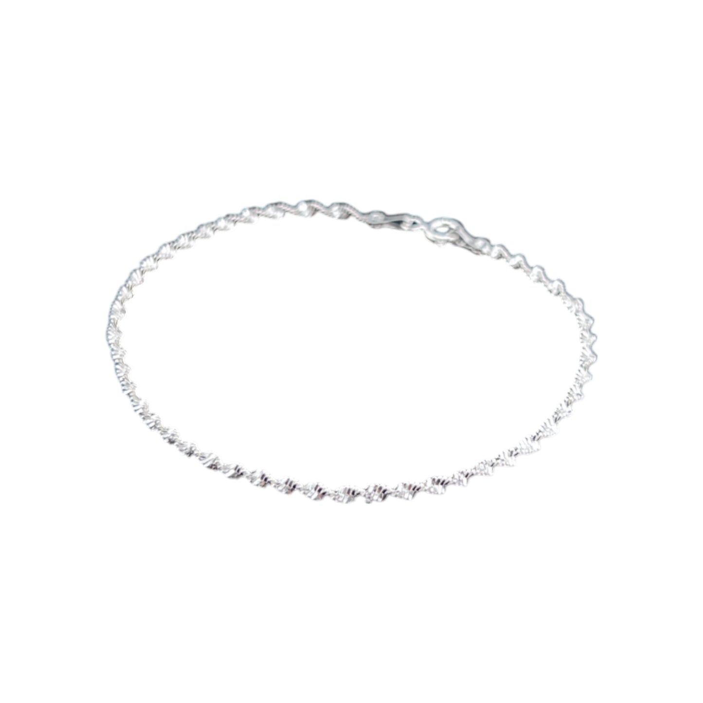 925 Sterling Silver Bracelet Chain SUPER SINGAPUR 030