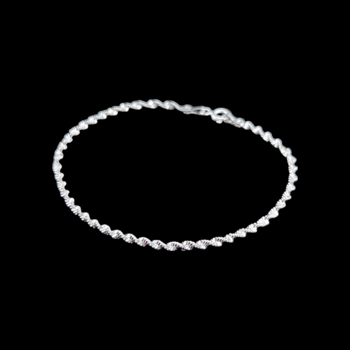 925 Sterling Silver Bracelet Chain SUPER SINGAPUR 030