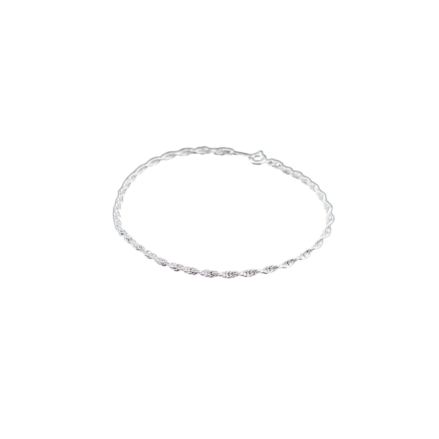 925 Sterling Silver Bracelet Chain TRIPLE TORZAL 035