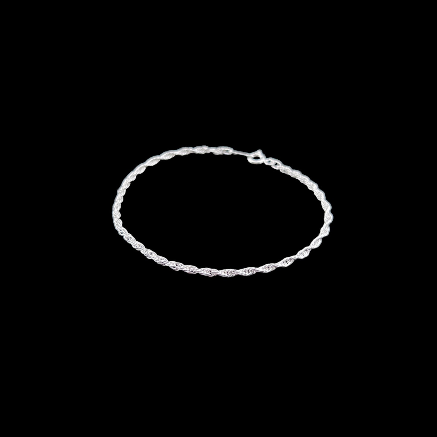 925 Sterling Silver Bracelet Chain TRIPLE TORZAL 035
