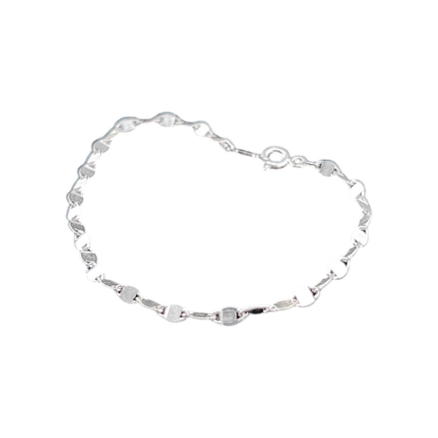 925 Sterling Silver Bracelet Chain VALENTINO 050