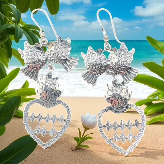 Corazon Buhas drop earrings
