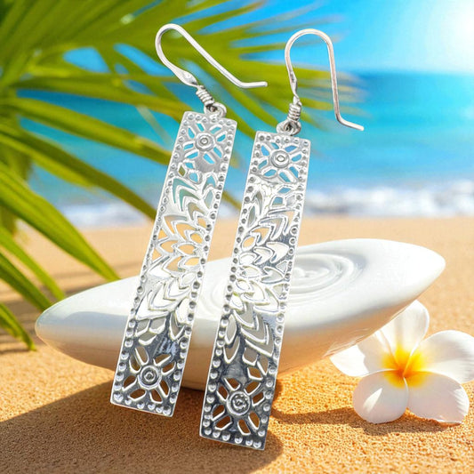 Rectangulo Pascua drop earrings