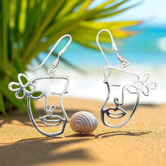 Cara Flor drop earrings