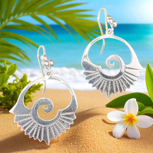 Caracol drop earrings