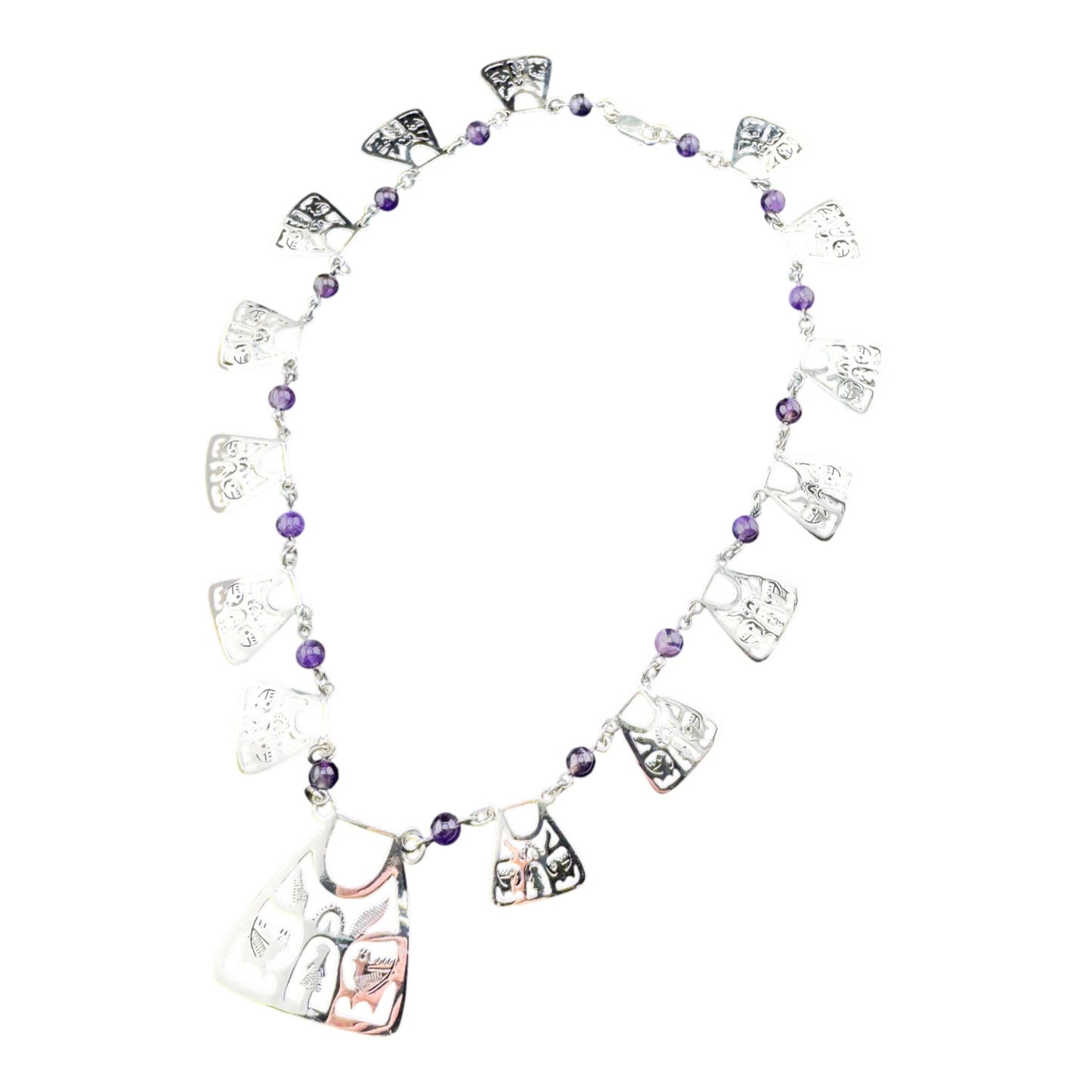Arbol de Vida Ametista necklace