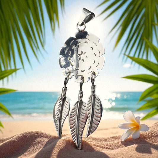 Atrapasuenos Plumas pendant