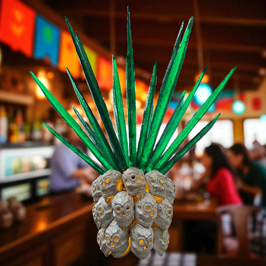 Sugar Skull Agave Chandelier XL