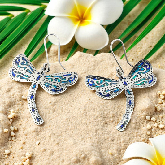 Dragonfly Drop Earrings
