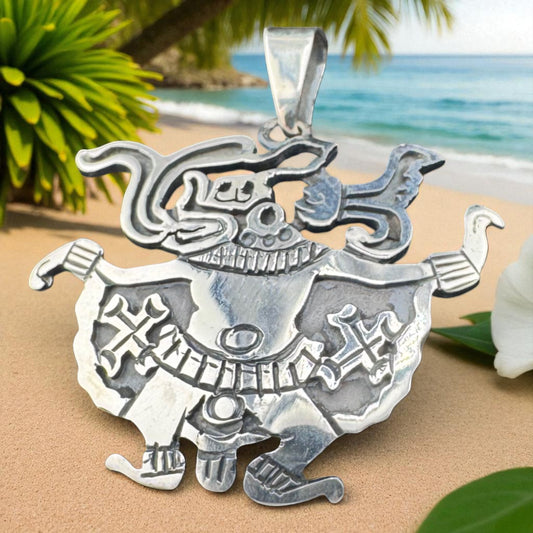 Aztec Deity Pendant