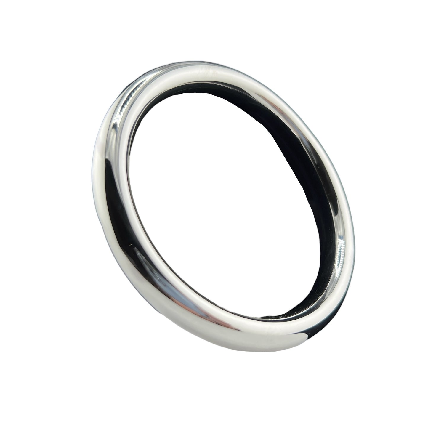 Sterling Silver .925 Bangle Bracelet 70mmx8mm Round Smooth