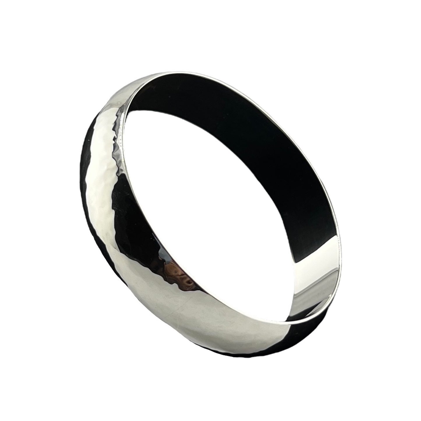 Sterling Silver .925 Bangle Bracelet 70mmx15mm Smooth