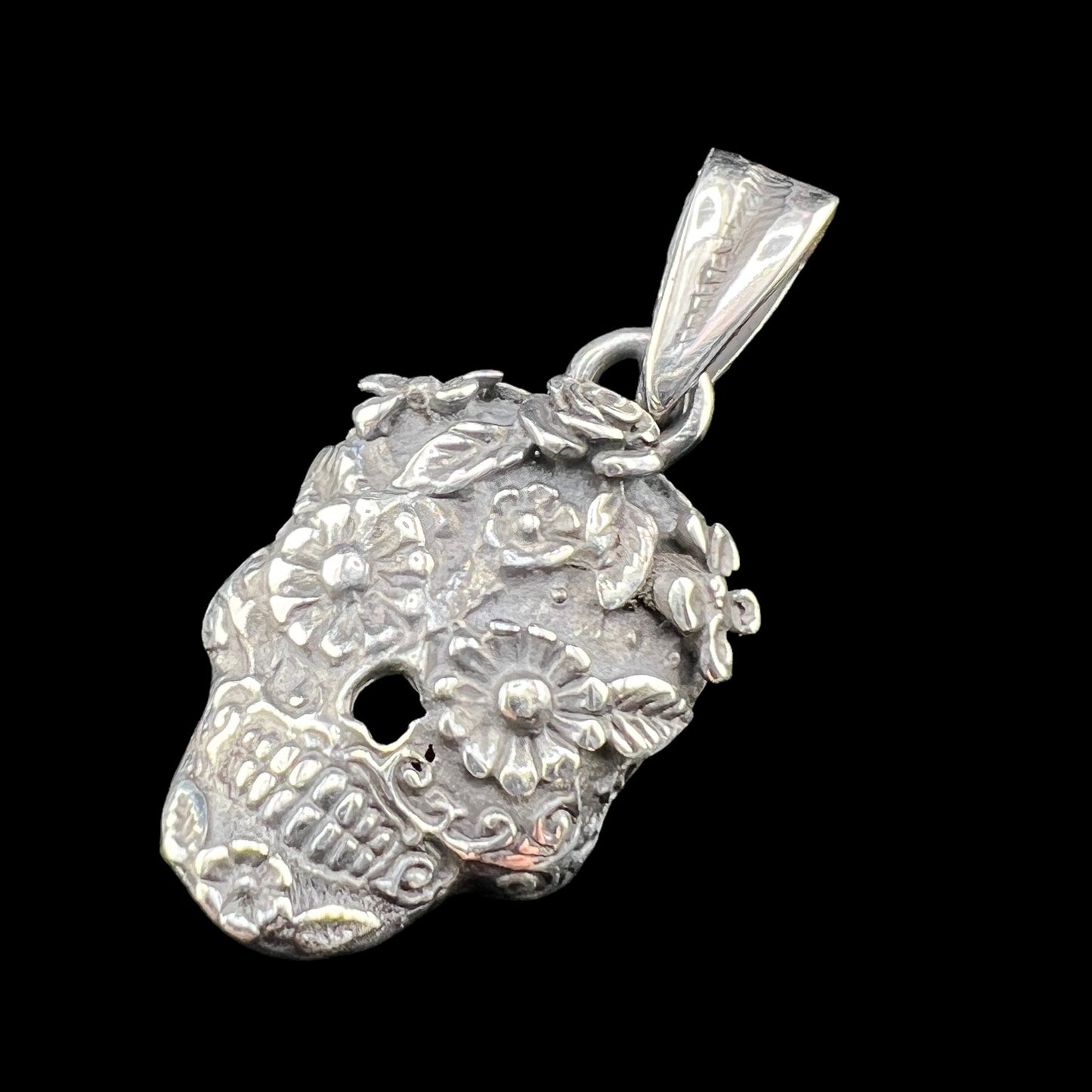 .925 Silver Pendant Skull 20mm x 25mm