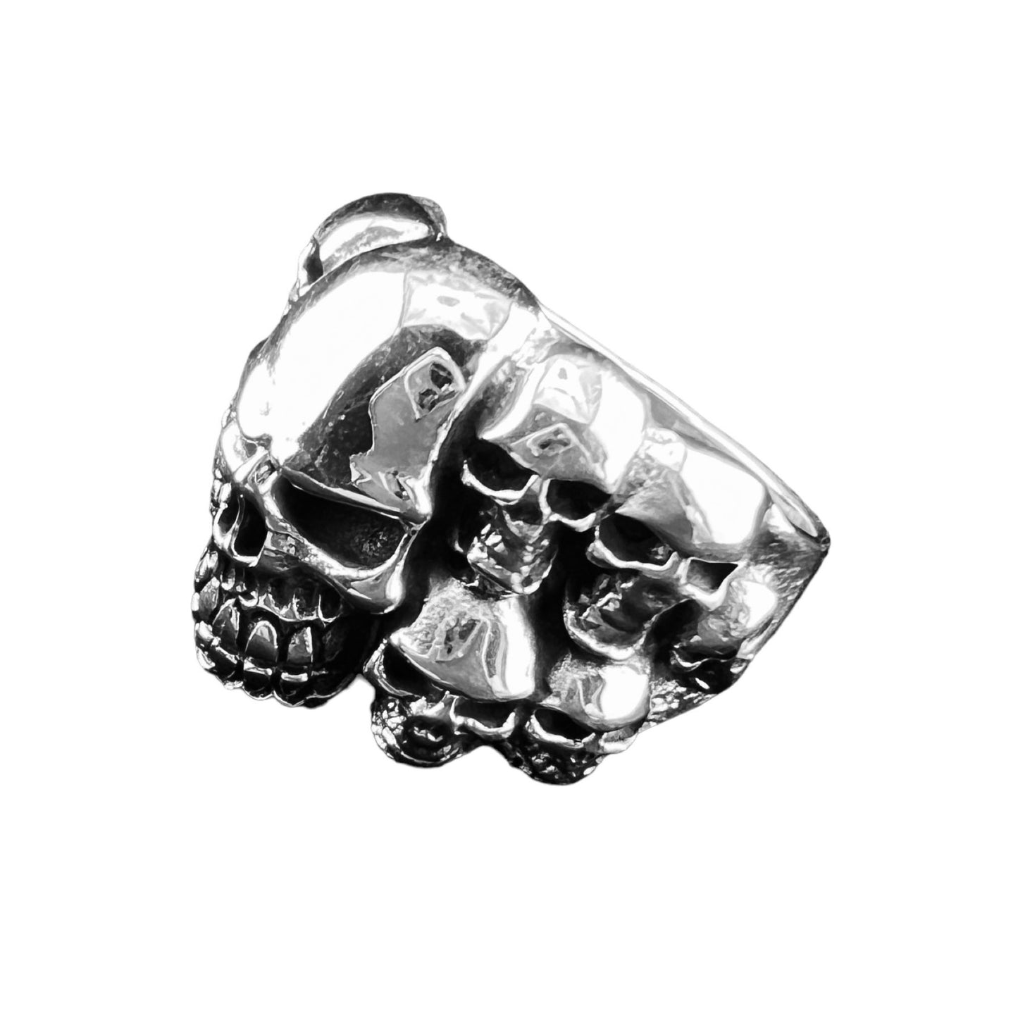 925 Silver Ring with Skulls