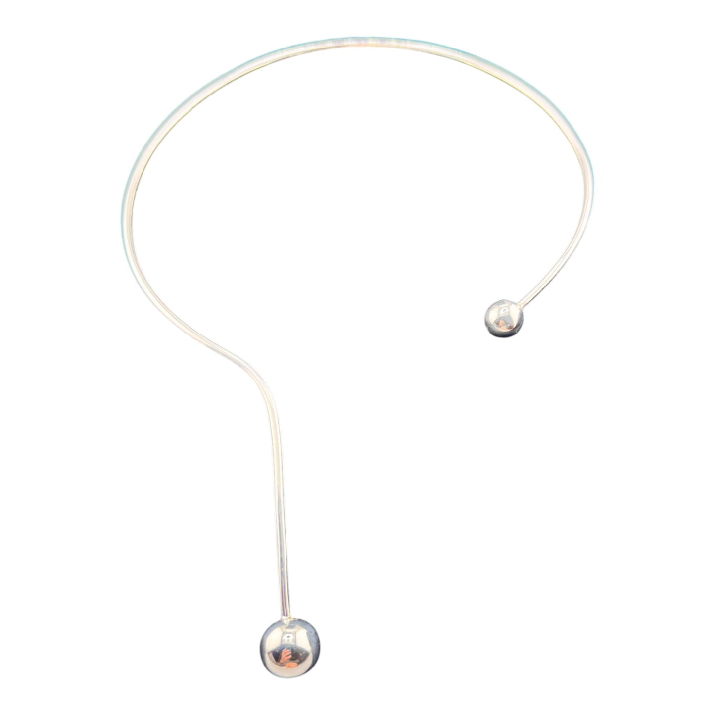 Question Mark Choker w/Beads